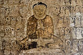 Bagan Myanmar. Mural paintings of the Thambula temple. 